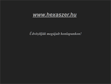 Tablet Screenshot of hexaszer.hu